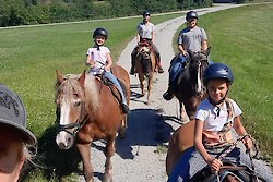 Ausritt auf den lokalen Wanderwegen